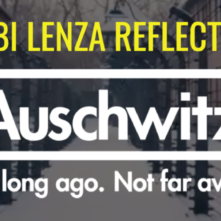 200131 rabbi lenza auschwitz exhibit reflections