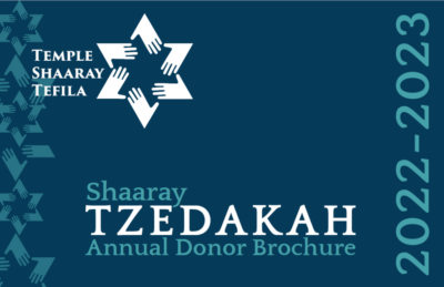 Shaaray Tezedakah 2023 Cover